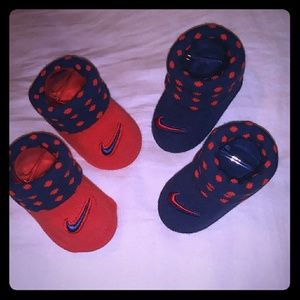 2 pairs of Nike Booties NWT